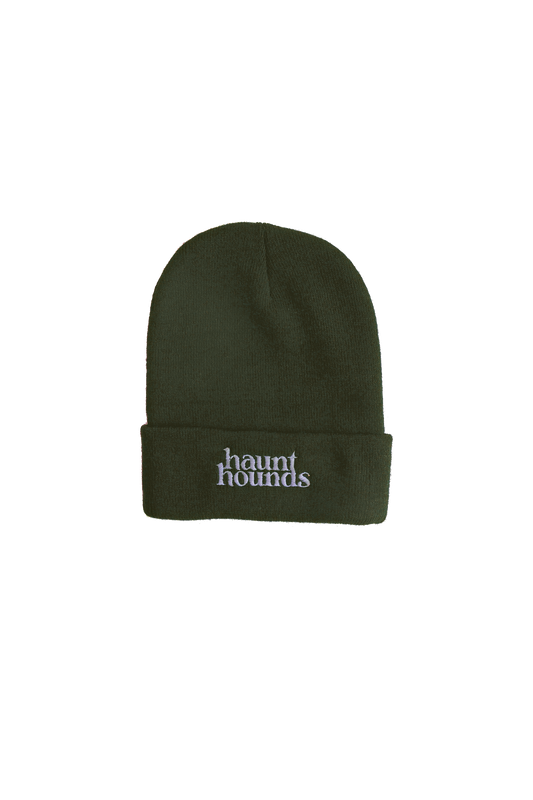 HAUNT HOUNDS BEANIE OLIVE